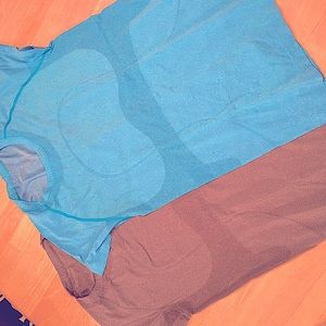 Two lululemon Swiftly Tech tee sz 10